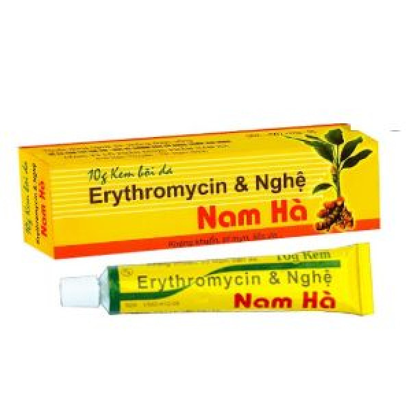 Erythromycin Nghệ _Nam Hà (Cọc10Tuýp10G)