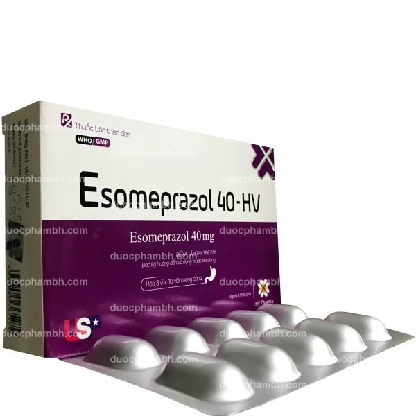Esomeprazol 40Mg - Hv _ Usp Pharma (H30V) Tím