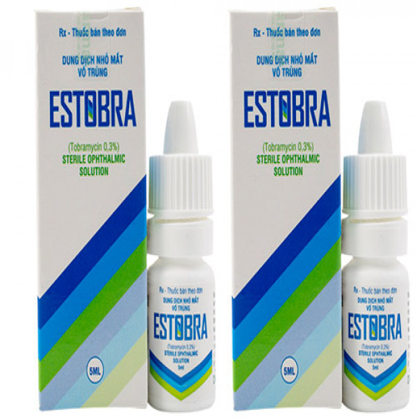 Estobra (Tobramycin 0,3%) Nhỏ Mắt _Dược Khoa (L5Ml)