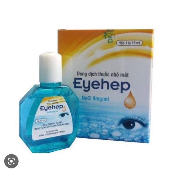 Eyehep Nhỏ Mắt _Dược Khoa (Cọc10L15Ml) bán cọc 10 lọ