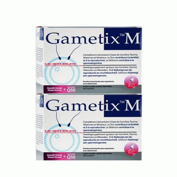 Gametix M Bổ Tinh Trùng _ Bỉ (H30 Gói X 5G)