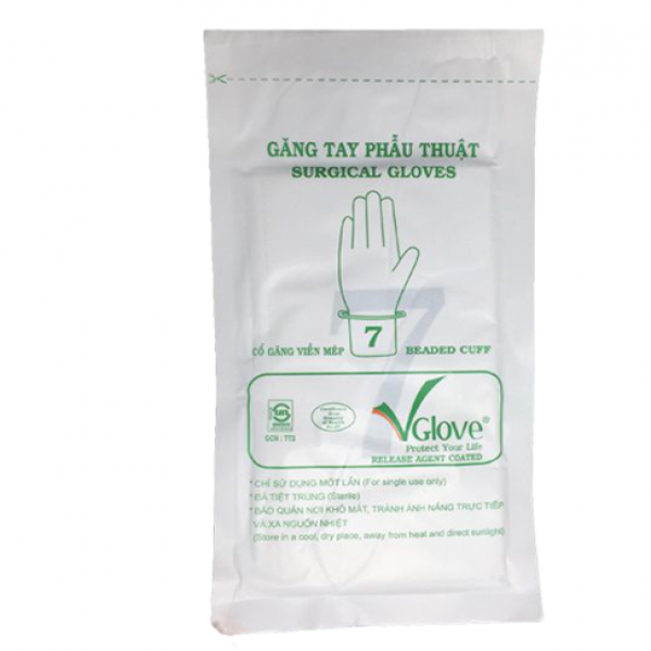 Găng Tay Phẫu Thuật Surgical Gloves Số 7 (G/1Đôi)