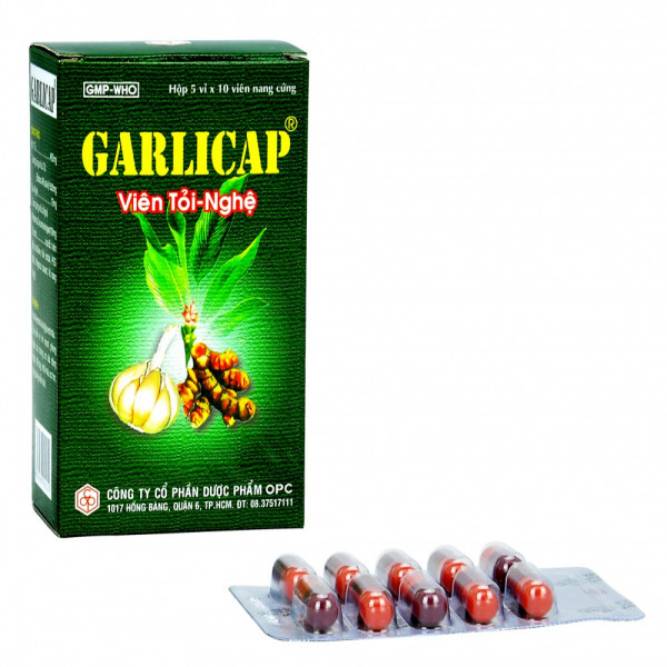 Garlicap Viên Tỏi Nghệ Opc