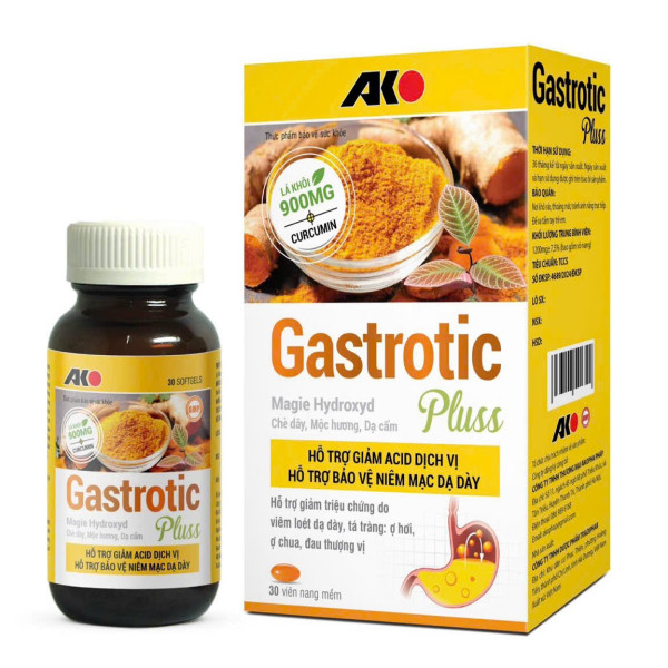 Gastrotic Pluss Dạ Dày Viên _Ako (Lọ30V) K70H