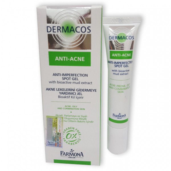 Gel Chấm Mụn Dermacos Anti-Acne Farmona (T15Ml)