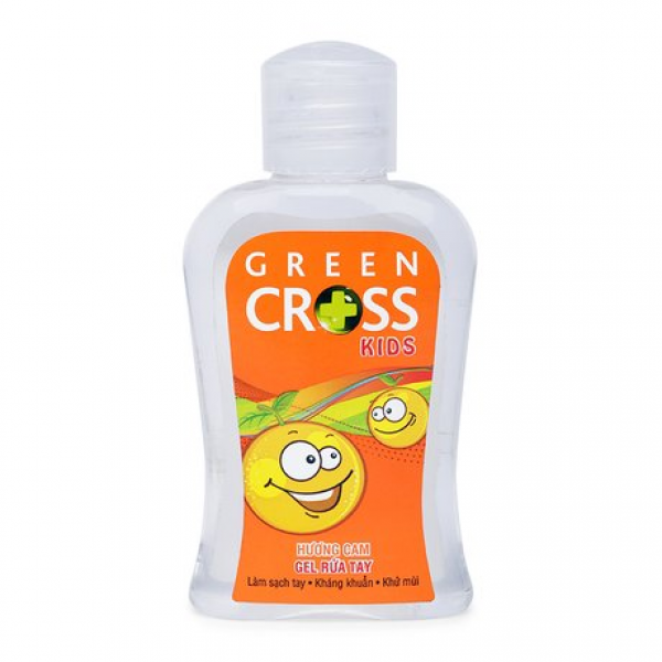 Gel Rửa Tay Green Cross Kids Hương Cam (C100Ml)