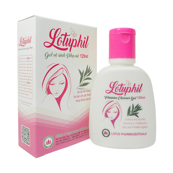 Gel Vệ Sinh Phụ Nữ Lotuphil Lotus Pharma (C125Ml)