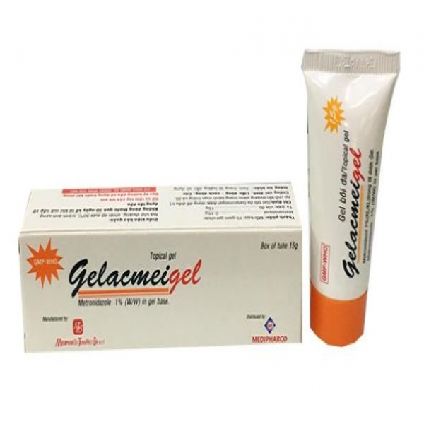 Gelacmeigel (Metronidazol ) Bôi _Medipharco Huế (Tuýp 15Gr)