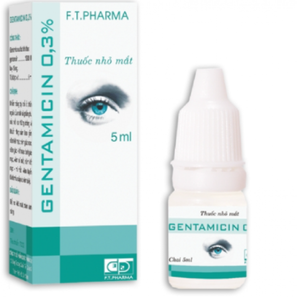 Gentamicin 0,3% Nhỏ Mắt _Dp 32 (Lốc10C5Ml)