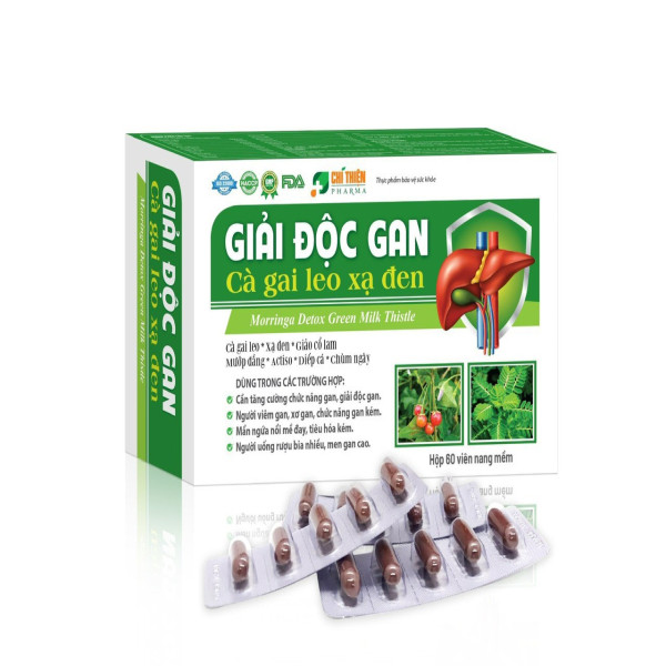 Giải Độc Gan Chữ Trắng  Chí Thiện (H12 Vỉ X 5V)