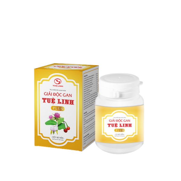 Giải Độc Gan Tuệ Linh Plus (L/60V) - Vàng