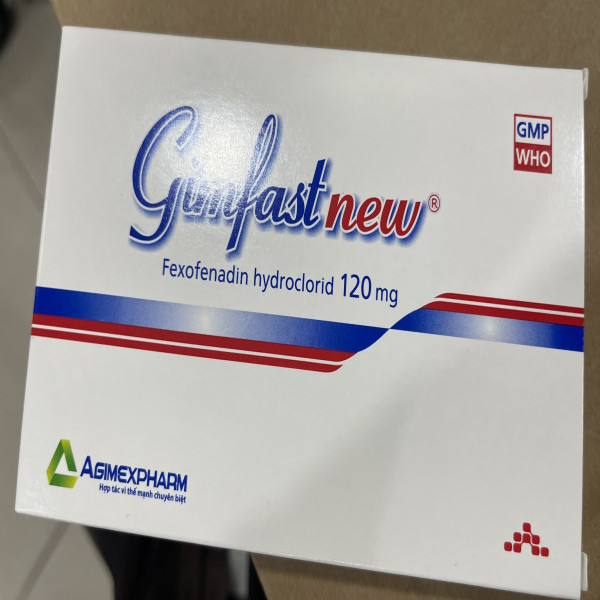 Agimfast New 120Mg (Fexofenadin 120Mg) Agimexpharm (H20V) Mẫu Mới