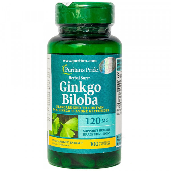 Ginkgo Biloba 120Mg Puritan's Pride _Mỹ (Lọ100V)