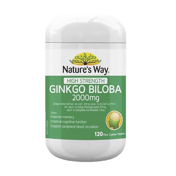 Ginkgo Biloba 2000Mg Nature's Way (L120V)