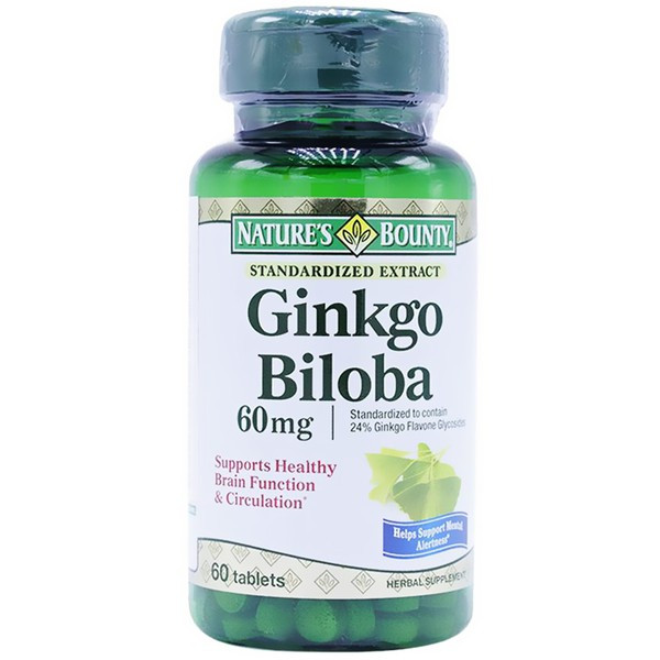 Ginkgo Biloba 60Mg Nature's Bounty (L60V)