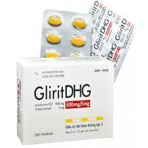 Glirit Dhg 500Mg5Mg (H30V)