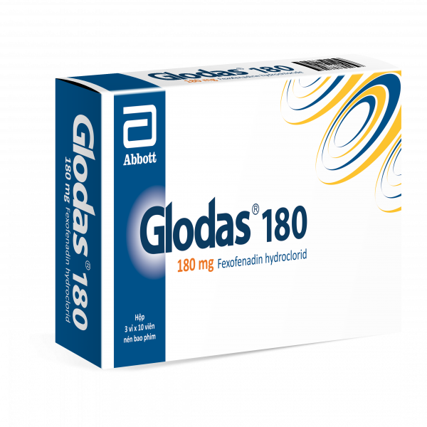 Glodas Fexofenadin Hcl 180Mg Glomed (H30V)