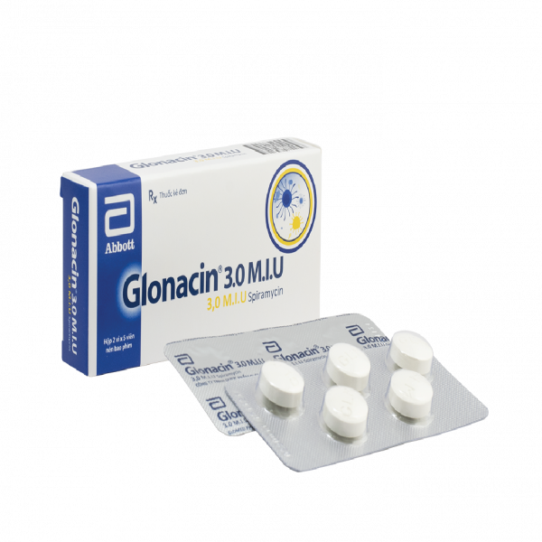Glonacin Spiramycin 3 M.i.u Glomed (H10V)