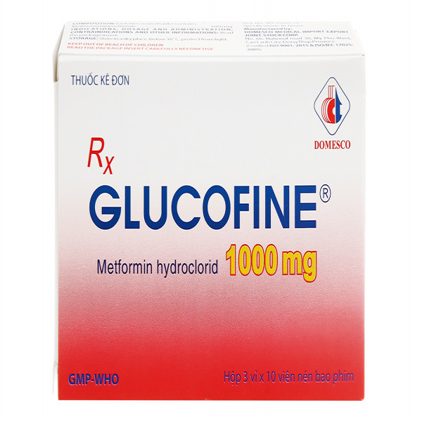 Glucofine 1000Mg Domesco (H30V)