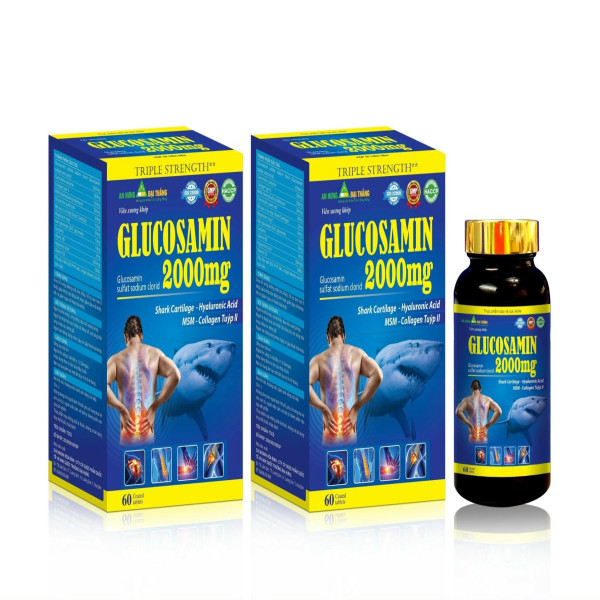 Glucosamin 2000Mg Chữ Vàng (Lọ60V) K60