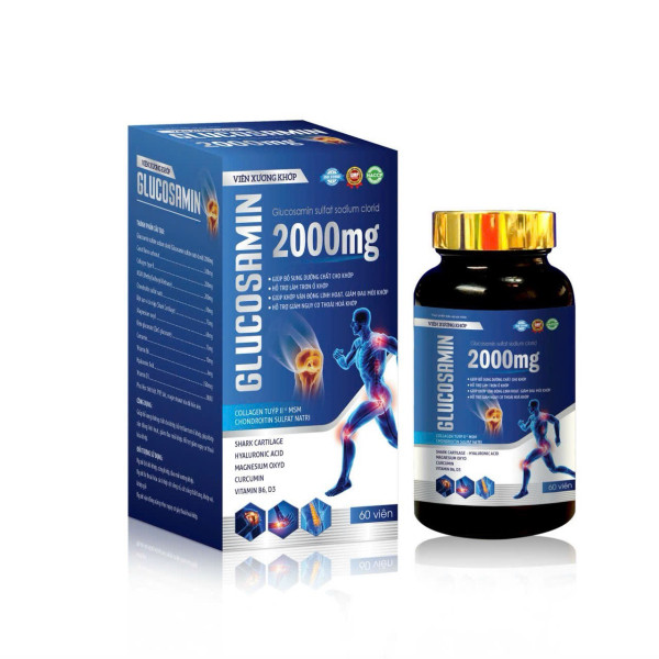 Glucosamin 2000Mg Nhỏ _Ht (Lọ60 Viên) K64-D5.27