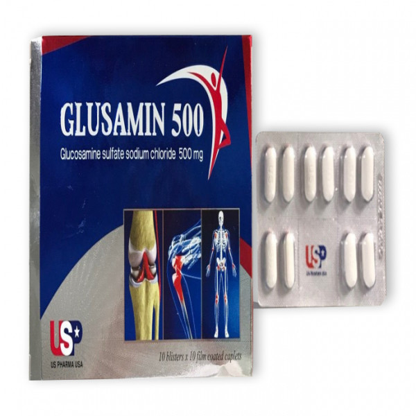 Glucosamin 500Mg Caplets Usp Pharma (H100V)