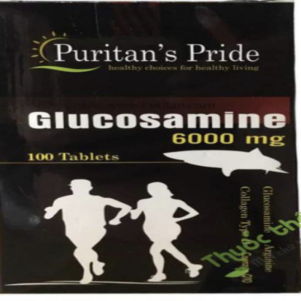 Glucosamin 6000Mg _Puritan's Pride (Lọ100V) Đen