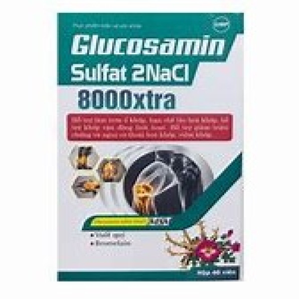 Glucosamin 8000 Xtra _Gỗ Xanh Đau Gối, Yn (H1Lọ X 60V)