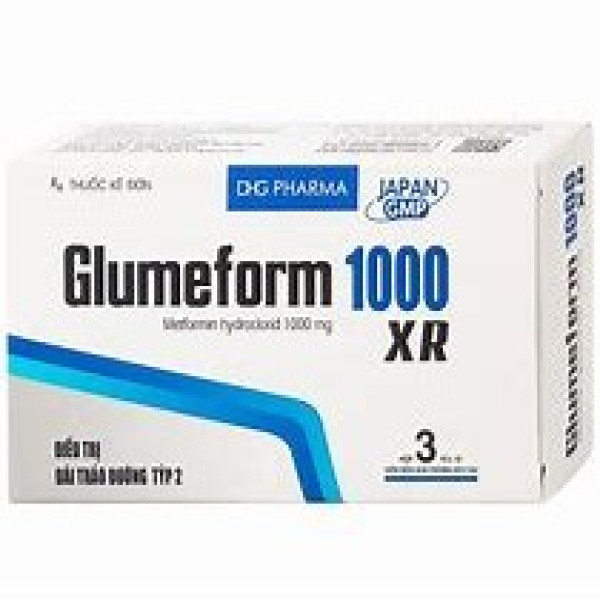 Glumeform 1000Mg Xr _Dhg (H3 Vỉ X 10V)