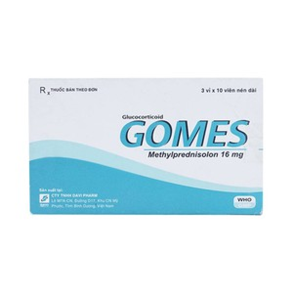 Gomes 16Mg Methylprednisolon 16Mg Davipharm (H30V)