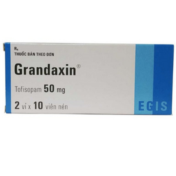 Grandaxin 50Mg (Tofisopam 50Mg) _Egis Hungary (H2Vỉ X10V)