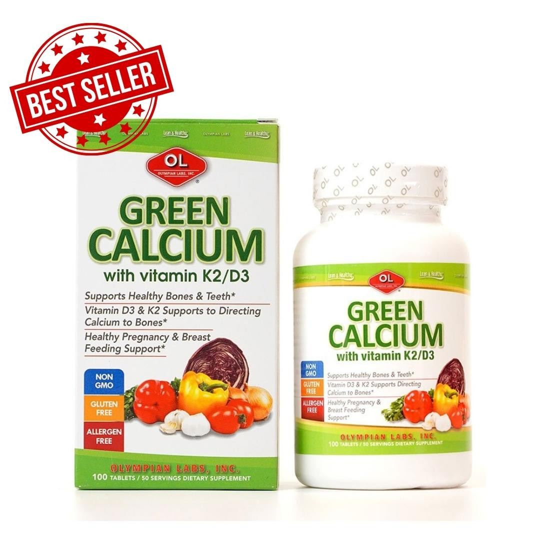 Green Calcium Ca Hữu Cơ _Mỹ (Lọ100V)