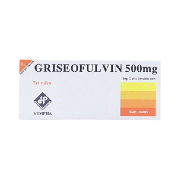 Griseofulvin 500Mg Vidipha (H20V)