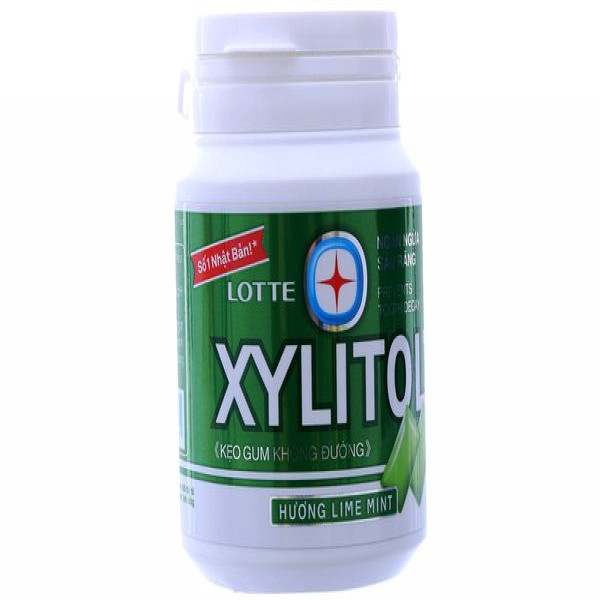 Gum Không Đường Lotte Xylitol Dạng (Lọ58G)