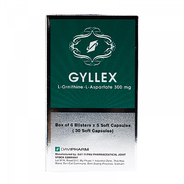 Gyllex L-Ornithin-L-Aspartat 300Mg Davi Pharm (H30V)