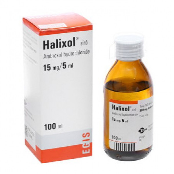 Halixol (Ambroxol ) Siro _Egis Hungary (Lọ100Ml)