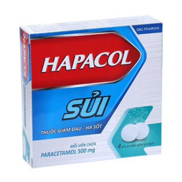 Hapacol 500 Sủi _Dhg (H4 Vỉ X 4V)