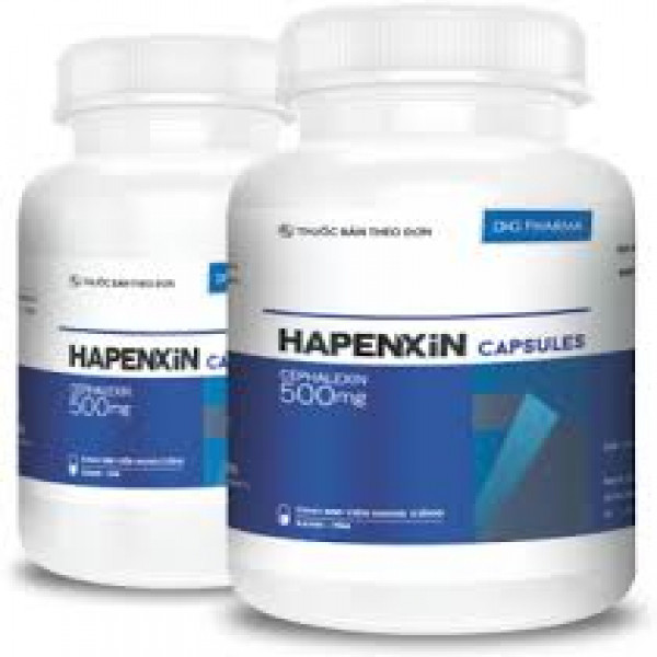 Hapenxin 500Mg (Cephalexin) Lọ _Dhg (Lọ100V)