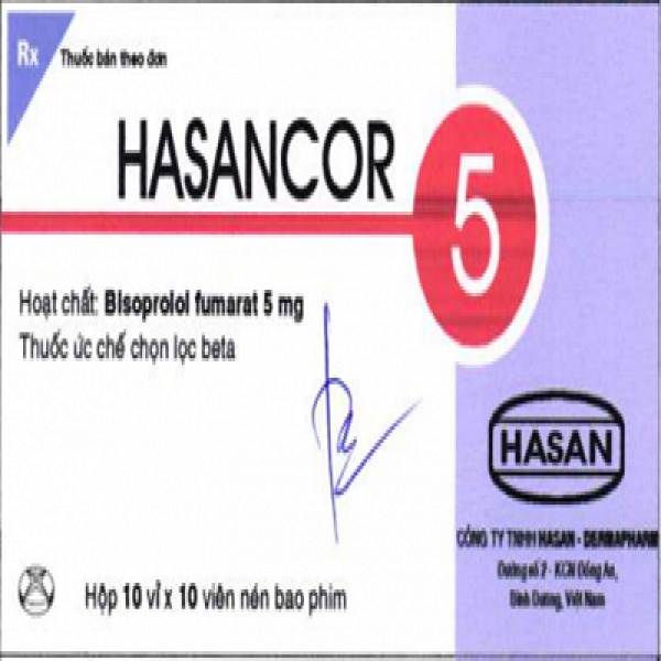 Hasancor Bisoprolol 5Mg Hasan (H100V)