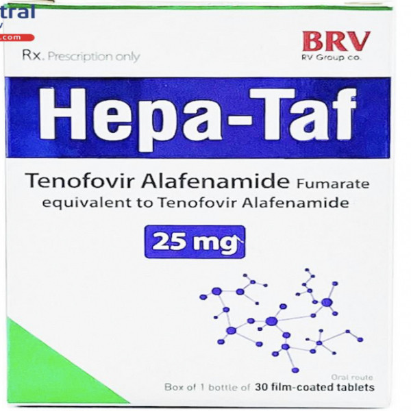 Hepa-Taf Tenofovir 25Mg (Lọ30 Viên)