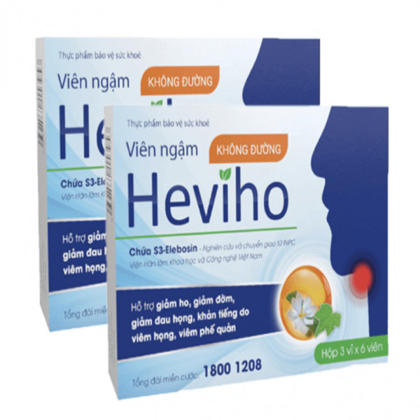 Heviho Ngậm (Hộp3 Vỉ X 6 Viên)