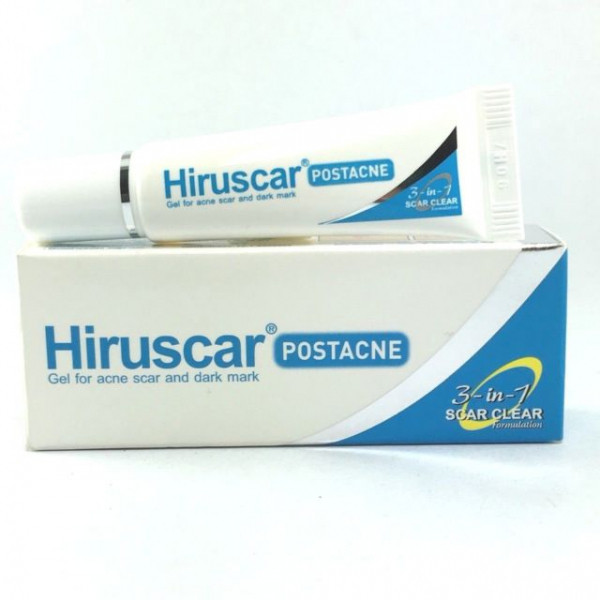 Hiruscar Post Acne Medinova (Tuýp5Gr) Xanh Trắng