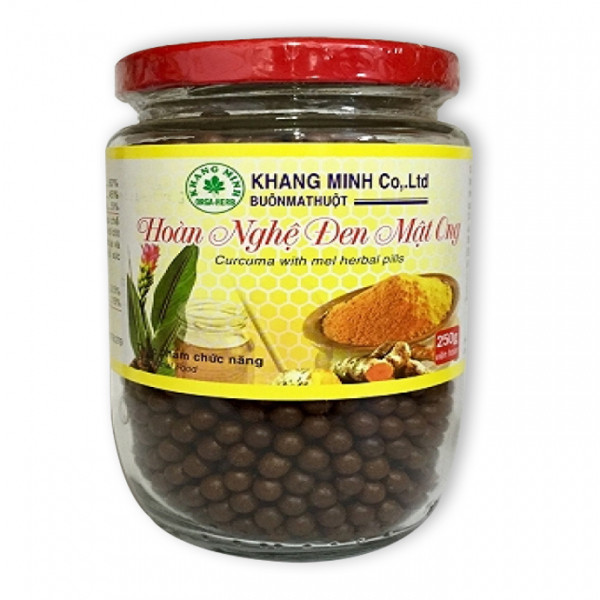 Hoàn Nghệ Đen Mật Ong Khang Minh (C250G)