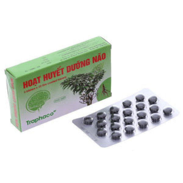 Hoạt Huyết Dưỡng Não Traphaco (Bao Phim) (H100V)