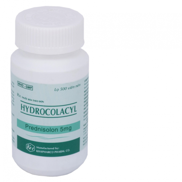 Hydrocolacyl Prednisolon 5Mg Xanh Viên Nang Khapharco (C 500V)