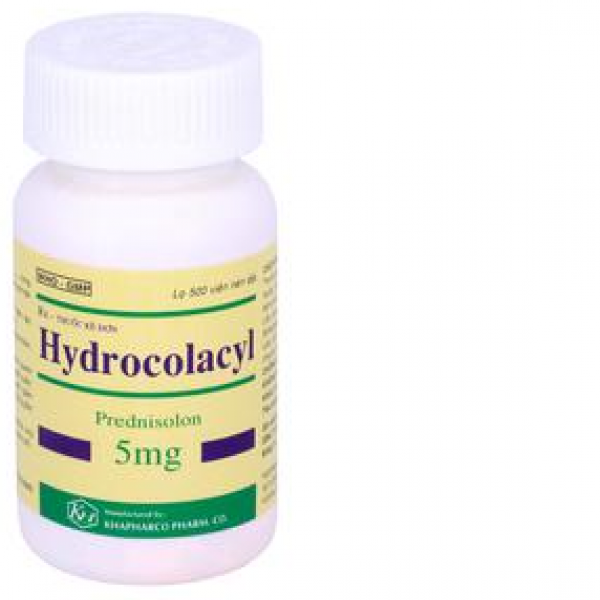 Hydrocolacyl Prednisolon 5Mg Vàng Khapharco (C500V)