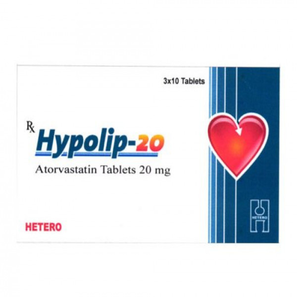 Hypolip-20 (Atorvastatin) _Ấn (H30V)