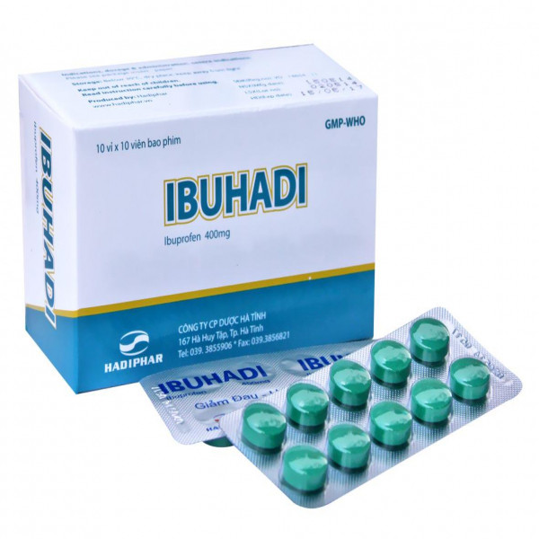 Ibuhadi Ibuprofen 400Mg Hadiphar (H100V)