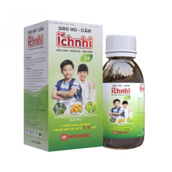 Ích Nhi 3+ Siro Ho _Nam Dược (C90Ml)