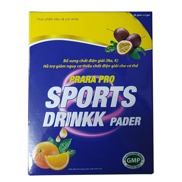 Prara Pro Sports Drinkk Pader (H/5Gói/25Gr)